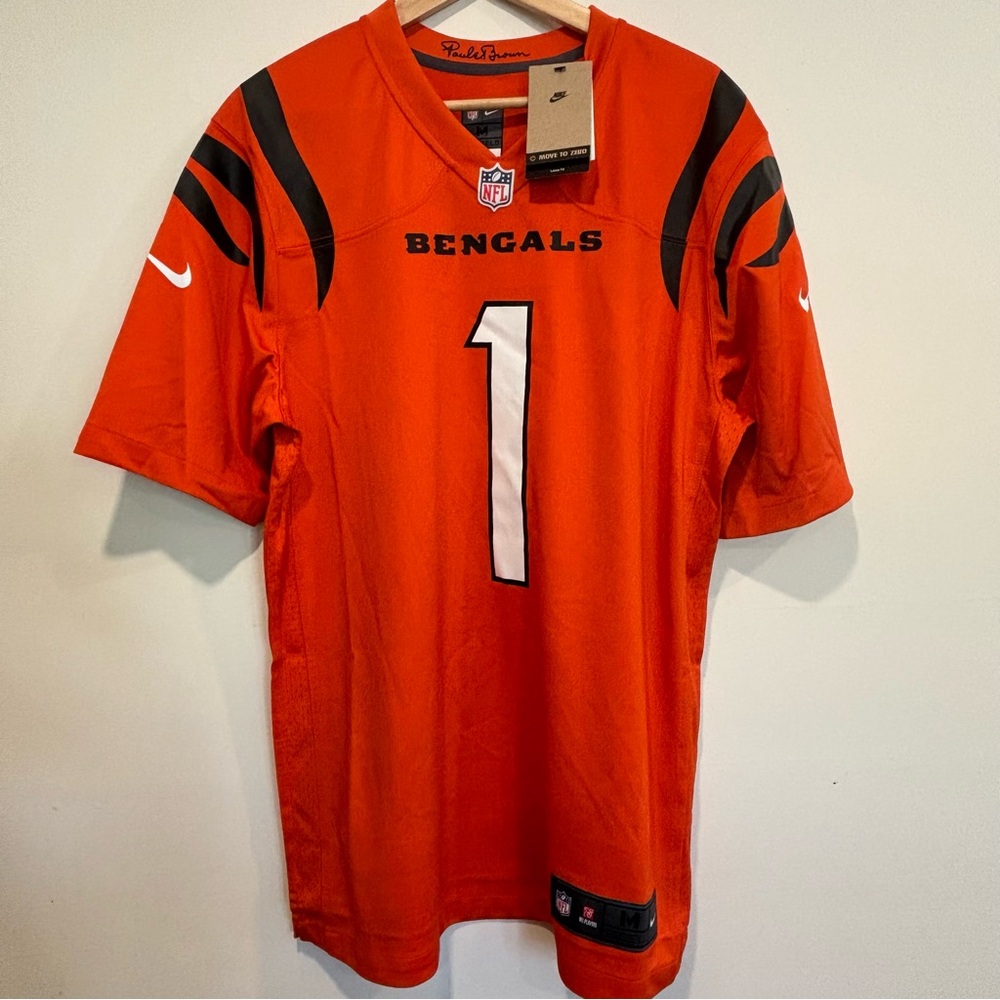 NFL Men's Orange Bengals Jersey NWT